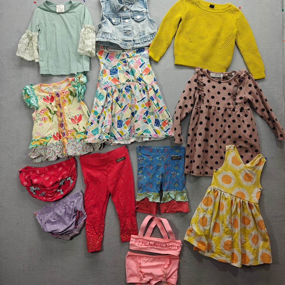 Matilda Jane Mixed Lot Baby Girl 12-24M Multicolor Cottagecore Boho Ruffle 12pc